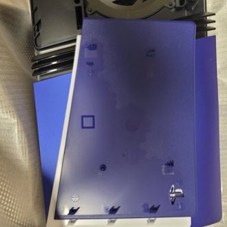 SONY MADE THE PS5 SLIM AND PS5 PRO PLATES THE EXACT SAME SIZE AND DIMENSIONS BUT MADE THEM HAVE DIFFERENT INTERLOCKING TEETH TO INTENTIONALLY MAKE THEM NOT COMPATIBLE EVEN THOUGH THEY ARE EXACTLY THE SAME.