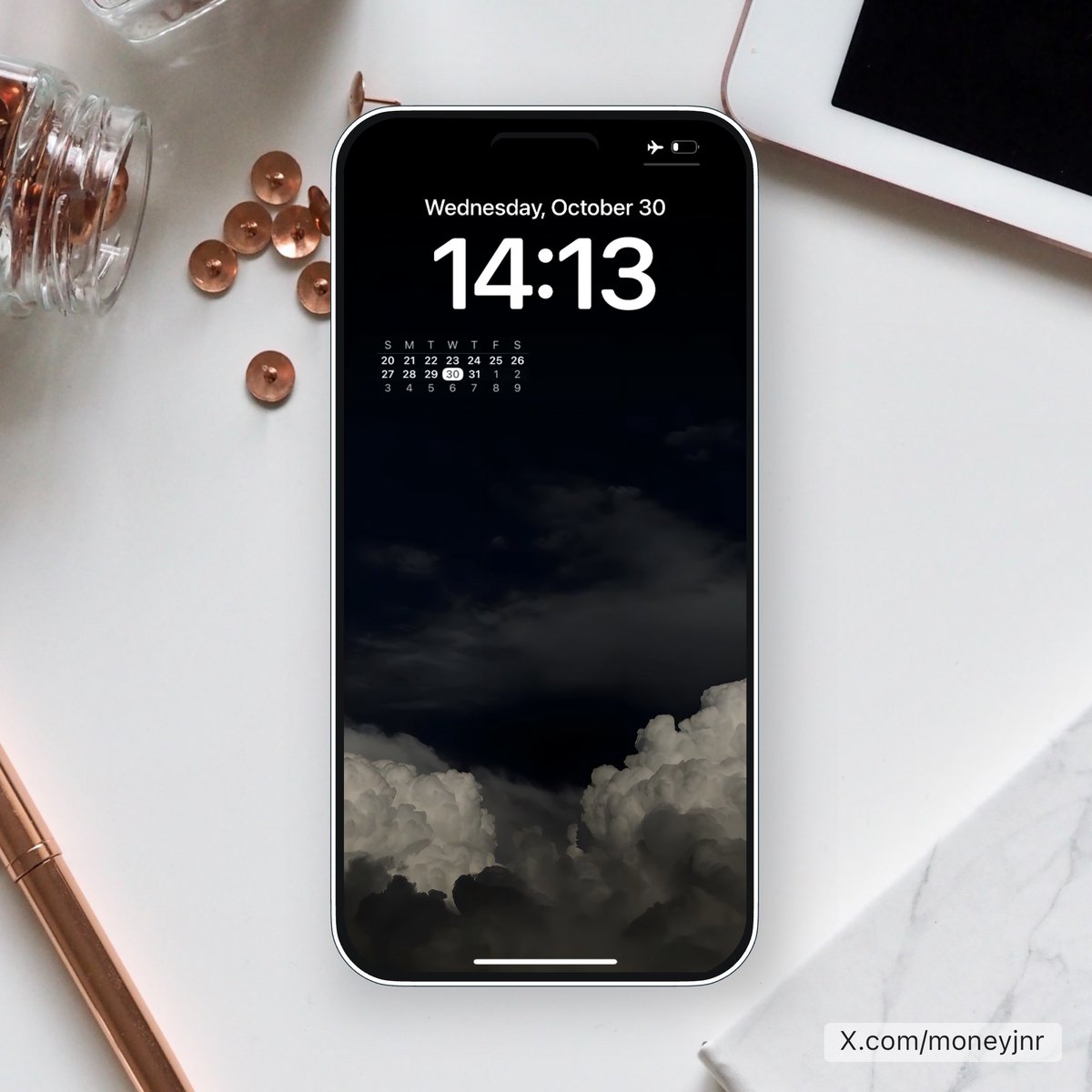 moneyjnr's tweet image. New Dark clouds wallpaper.