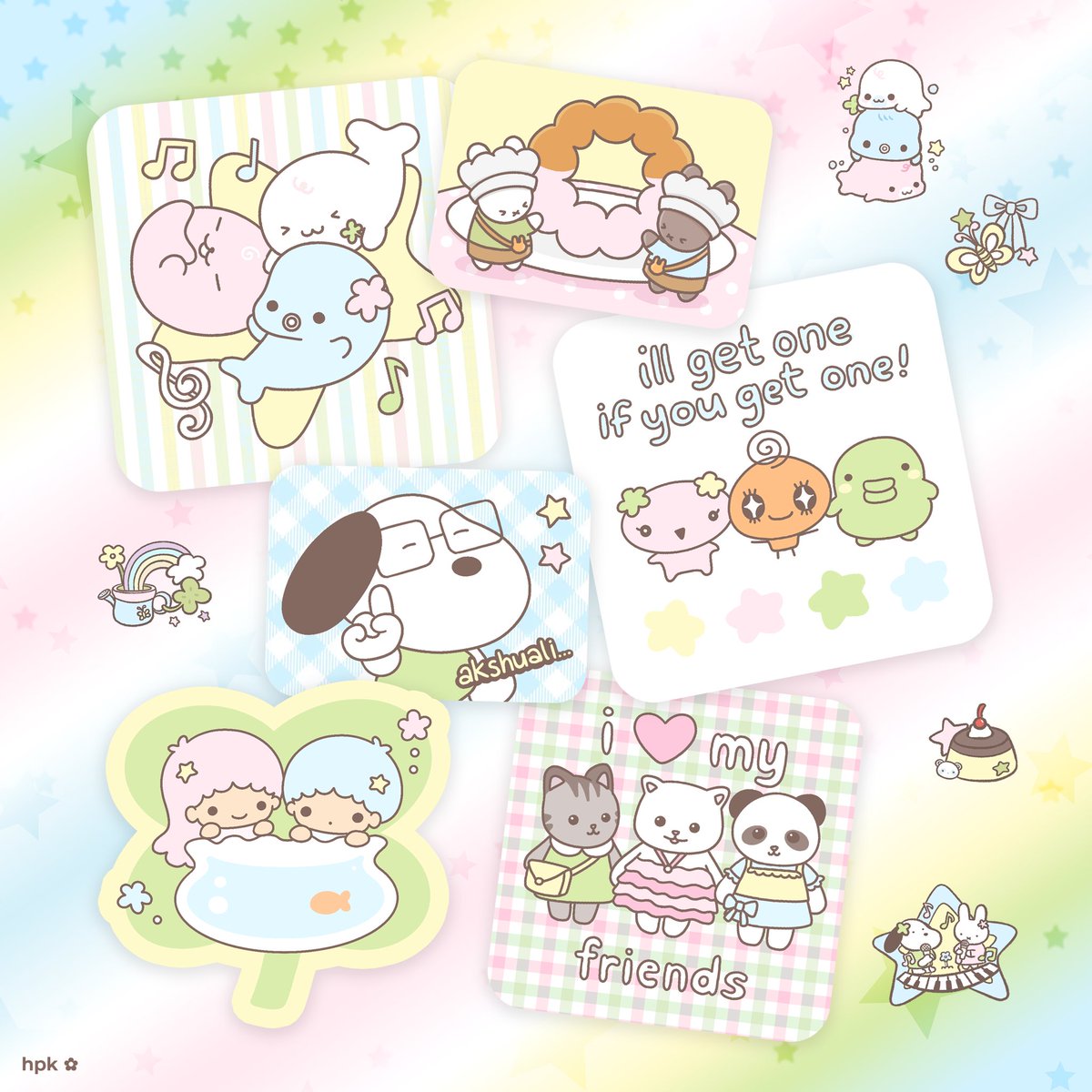 Lucky Friends 🍀🥨🩵