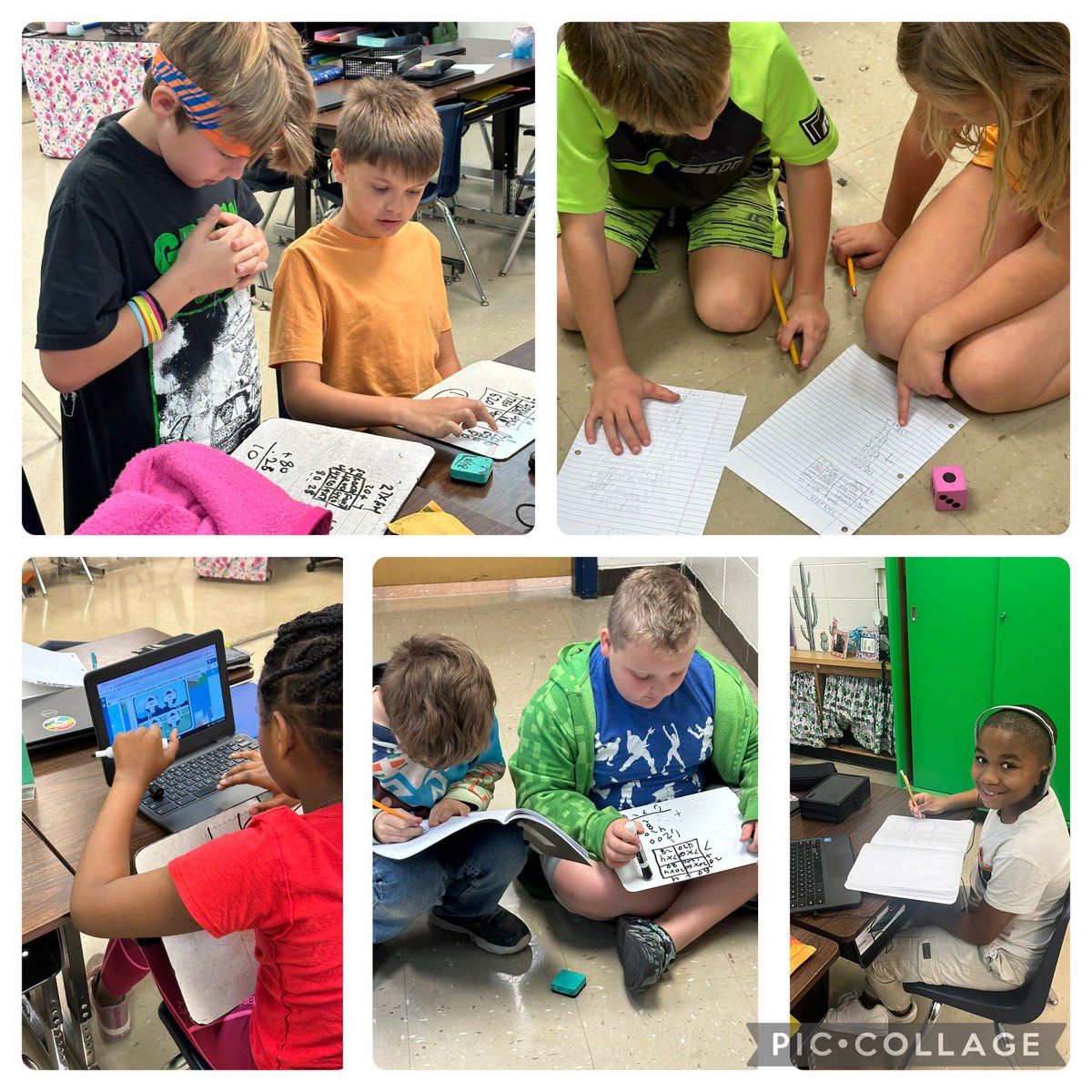 BarkerFinckCrew's tweet photo. . #LetLearnersLead the way! #BestFourthGradersInTheDistrict use their data to determine what they need and how they can be most engaged in the work. #DataDriven #Goals #BigRoomBigGoals #ITeachMath #KYDL @4deeperlearning https://t.co/SXwPGYGCIJ