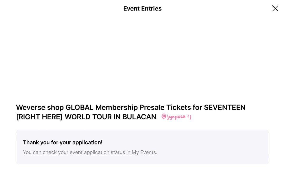jynpoca's tweet photo. carat membership assistance 
⊹ ₱950 payo
⊹ must have own weverse acc
⊹ i can also apply ur acc for presale na rin 

dm to avail !
t. seventeen svt weverse carat membership right here tour bulacan https://t.co/2CmOw4sPHe