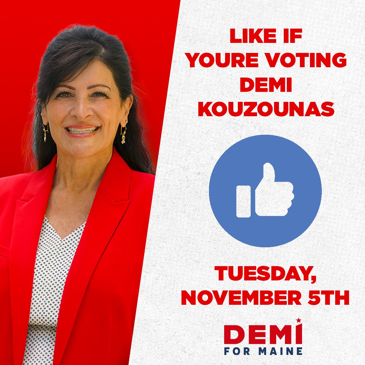 DemiforSenate's tweet photo. 🗳️ Like if you’re voting for me this November 5th! Let’s make Maine’s voice heard. Every vote counts—together, we can make a real difference. 💪 #VoteDemi #MaineVotes https://t.co/apSHCRkGvp