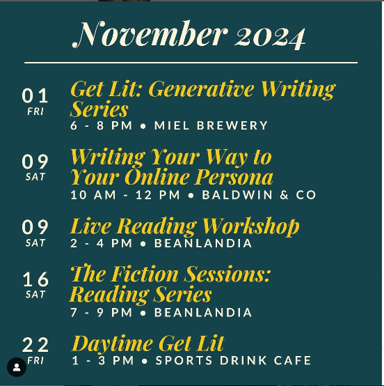 We have a full November, y'all!

Please consider signing up for our newsletter in order to stay up to date with our events, and to receive other notifications that non-subscribers may not get 👀

Just go to thirdlanternlit.org and scroll to the bottom in order to sign up :)