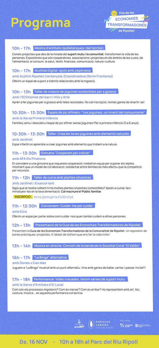 Populus Labora I Comunalitat de Ripollet tweet media