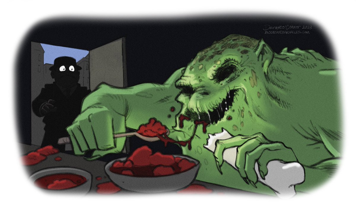 New podcast: Ep 144 - Rawhead and Bloody Bones

Happy Halloween! The scene in #Ulysses where Bloom goes to the Burton is kind of like a horror story. Personally, I think #JamesJoyce would have been a fantastic horror writer. 

Listen at the link in our bio