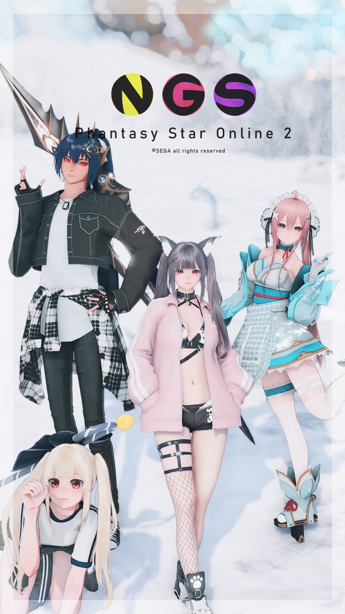 nyarome55game's tweet photo. 久々にポポナと一緒のPTになれた✌ ̖́-ハラハラドキドキ楽しかったー🩷
しかしポポナちゃんエティコーデですなぁ！いいぞぉ！
 #伝書ポポ  #PSO2NGS_SS https://t.co/LyEVRfCyp5