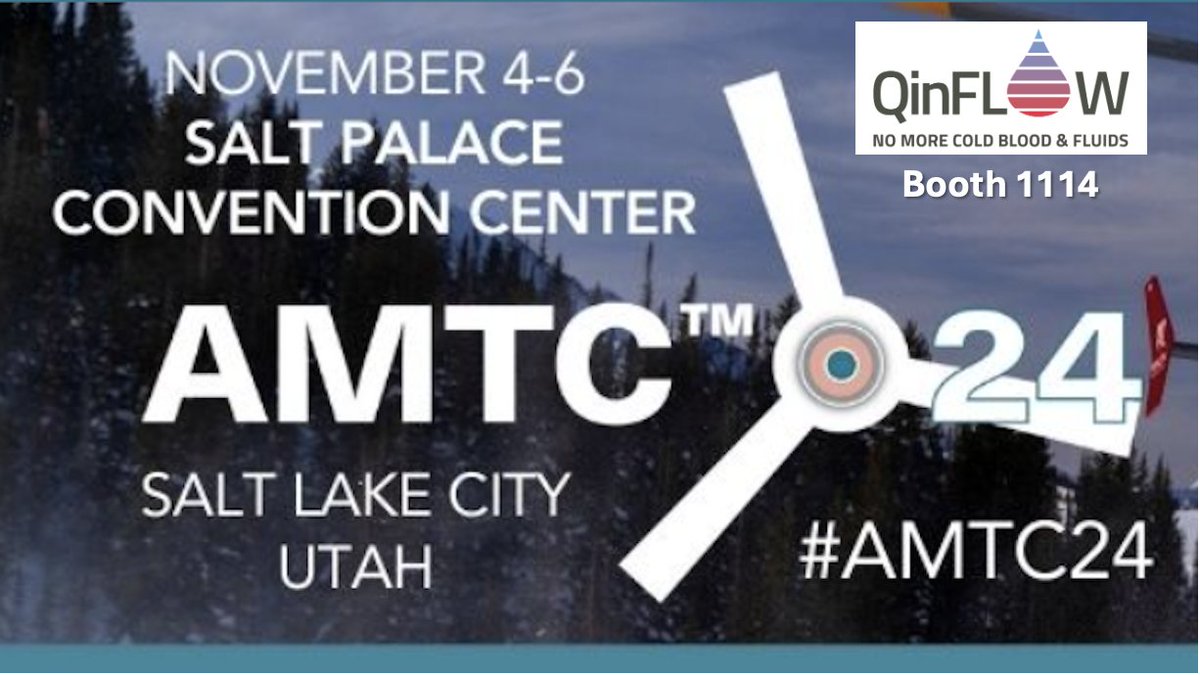 Hoping to see you at the #AMTC24 meeting in Salt Lake City, Nov 4-6th. We will be at Booth 1114 with theGold Standard in blood &amp; fluid warmers: The Warrior. Learn about the Warrior's unique ability to handle rapid bolus flows and its ease of transfer across the continuum of care.