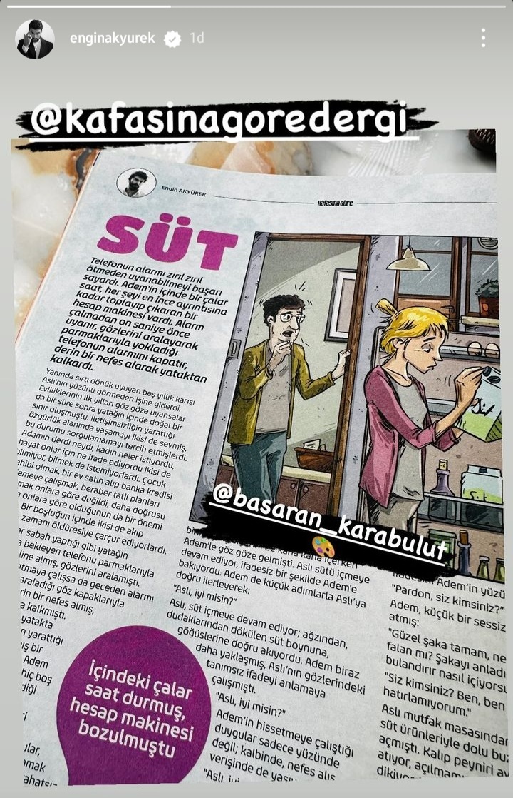 #EnginAkyürek ❤️ #KafasınaGöre

Süt ✍️