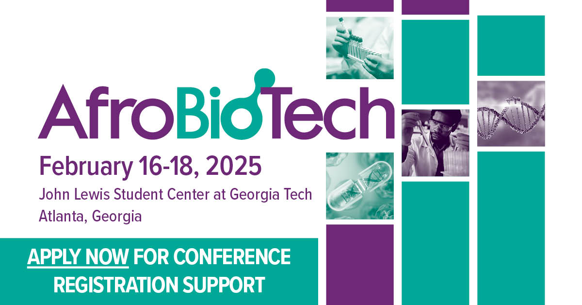 Registration is now open for the 5th AfroBioTech Conference, which will celebrate scientific innovation, inspire diverse future professionals, and explore recent advancements in biotechnology. To learn more visit: bit.ly/3YHwpQl #afrobiotech25 #biotech #afrobiotech