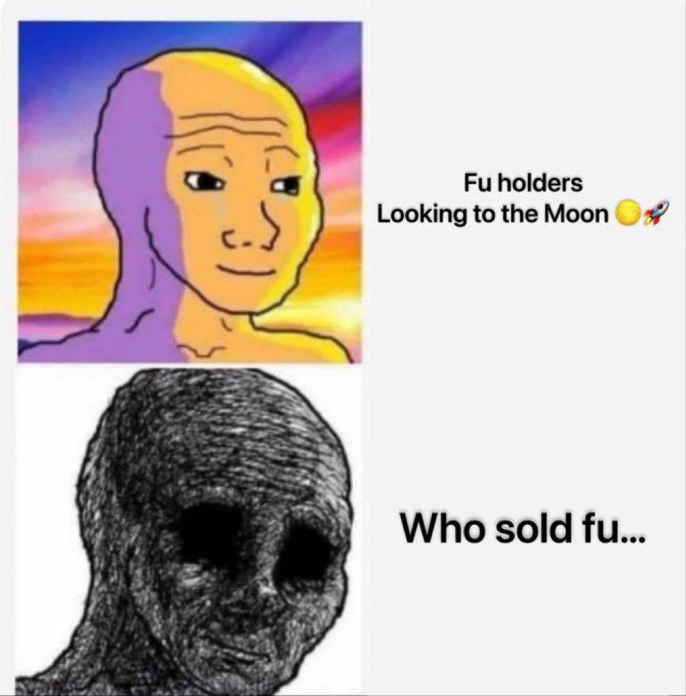 MiladP2e's tweet photo. don’t be the guy that sold #FuCoin
#holdforluck #Hotcoin #bigmeme
@BNBCHAIN
@_FuCoin https://t.co/nI8VlFwYR3