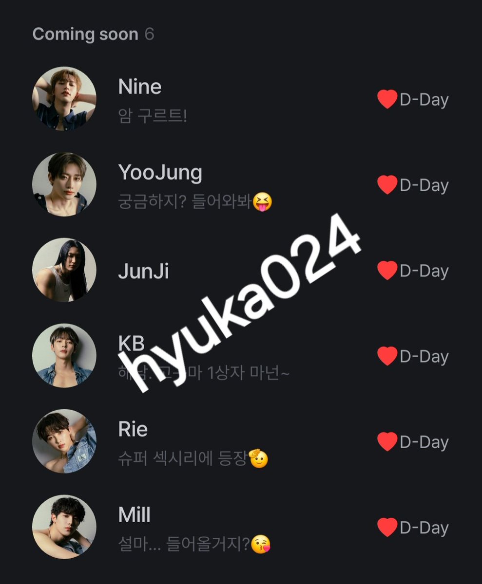 hyuka024's tweet photo. #프롬온리원오브 

I'm very happy, I can't wait to receive the messages from the boys 🤗 
I missed them #온리원오브 💖🫶 https://t.co/a7rqHUwKWB