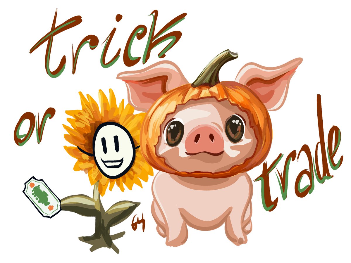 Trick or trade? 🎫

Thank you @/.gara (Discord) for this #FanArt! 🎨