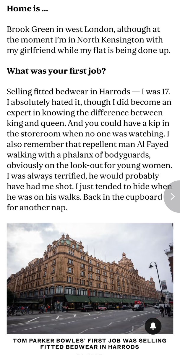 jebrittan2's tweet photo. 2 thoughts spring to mind
First, I bet @Fortnums do a roaring trade in Hampers this Christmas given revelations that Met Police officers were allegedly receiving @Harrods hampers from Fayed as bribes, with cash๐ฐ#HamperGate
Second, how brave of men to share THEIR Fayed experience https://t.co/gjH3hoA3b6