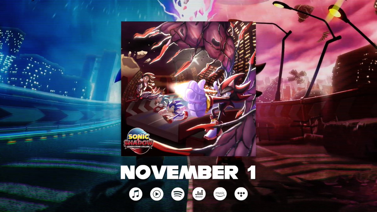 HotlineSehwani's tweet photo. 🚨 2 days away! 🚨 "Sonic X Shadow: Generations Collide" is the ultimate Sonic fan album! 🦔💙🖤 With 50 tracks &amp; 45 artists, this tribute celebrates the best of #Sonic &amp; #Shadow! 🎧 Pre-save now: https://t.co/aVBLFTk8ad ↪️ @sonic_hedgehog @SonicMovie #SonicXShadowGenerations https://t.co/3DwqR0xxYL