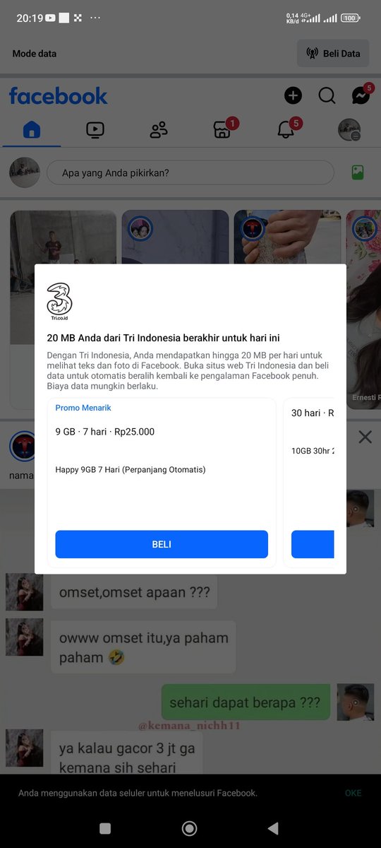 rsmediazero's tweet photo. Bug major begini masa iya gk bisa dibenerin, 

Saya beli paketan mahal² gk bisa buat Facebook, malah disuruh beli paketan lg maksudnya gmana nih https://t.co/OodwWUWJTA