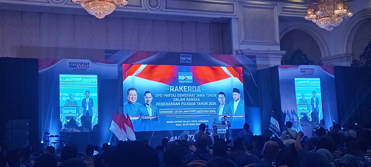 DemokratProbo1's tweet image. DPC Partai Demokrat Kabupaten Probolinggo Siap memenangkan ibu Khofifah, dan Bapak Emil sebagai Gubenur dan Wakil Gubenur Jawa Timur Tahun 2024-2029
#lanjutkan
#2periode