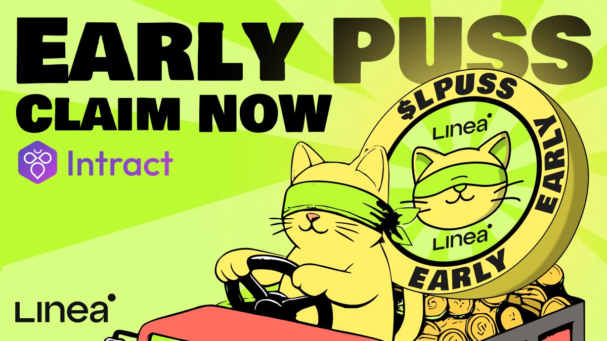 CLAIM 5000 Early Puss Badges 🚨 

Unlock exclusive perks! 🚀 $LPUSS

BE EARLY on <a href="/LineaBuild/">Linea.eth</a> 👇<a href="/ponddotfun/">pond.fun</a> 

intract.io/quest/672154b2…