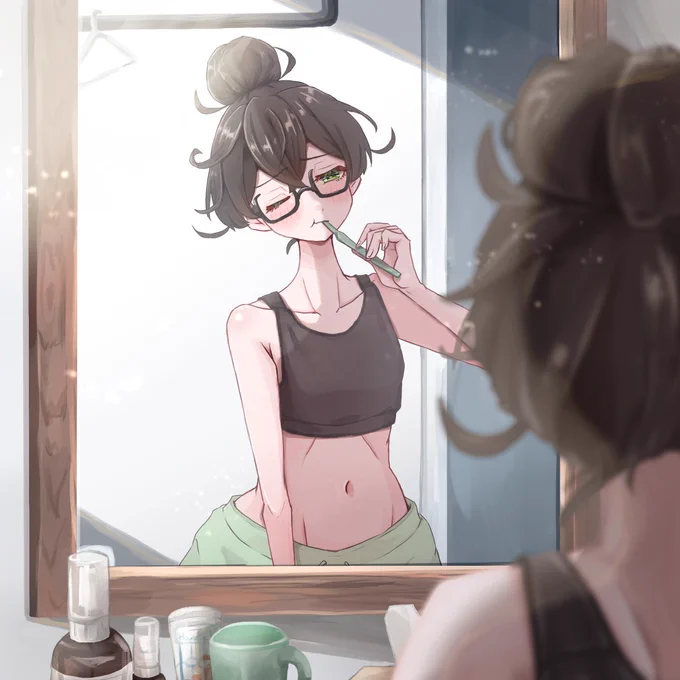 #今月描いた絵を晒そうぜ

無乳スポブラはいいぞ 
