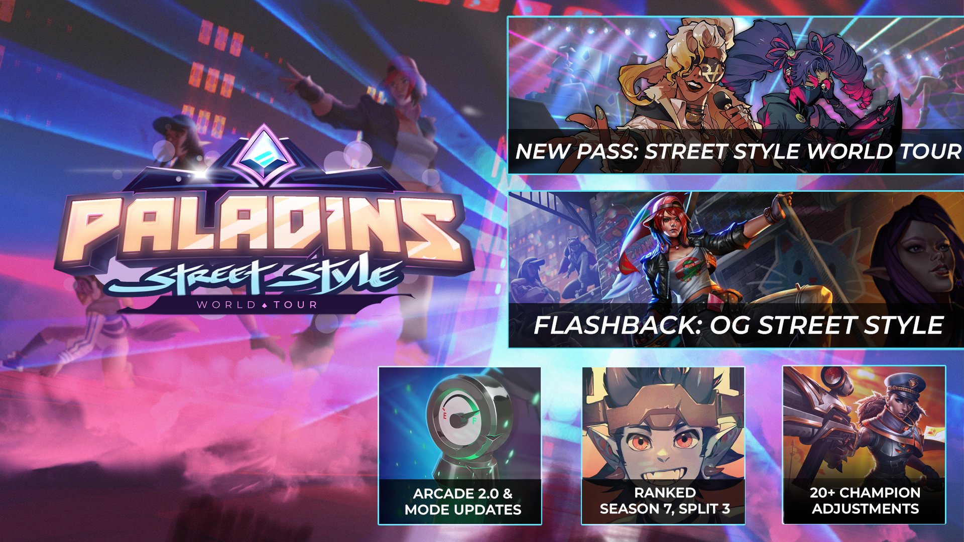 Paladins: The Game on X: &ldquo;Street Style&rsquo;s back, alright! 🎶 NEW 