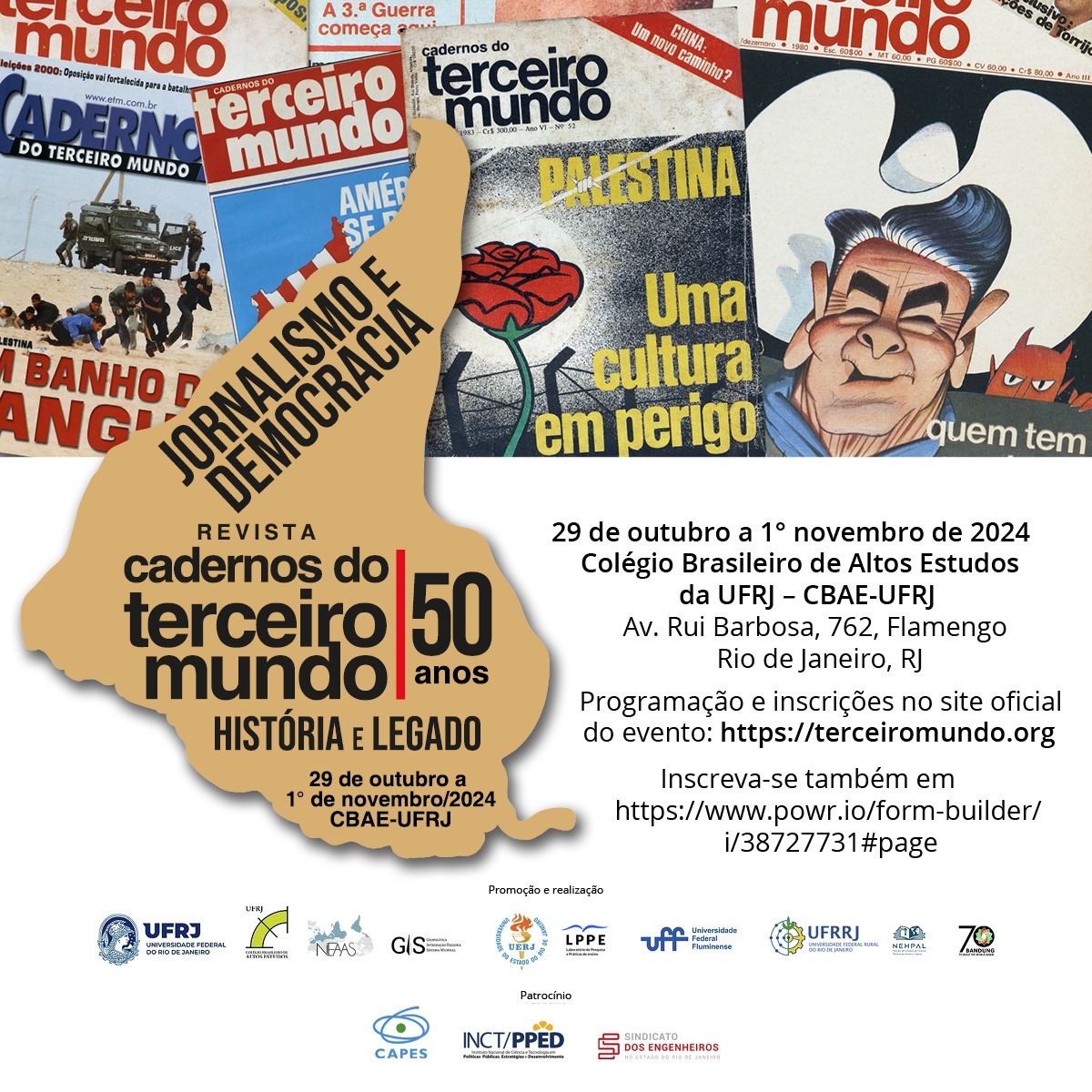 Gostaríamos de destacar a participação do Laboratório de Pesquisa e Práticas de Ensino em História, o LPPE, vinculado ao Instituto de Filosofia e Ciências Humanas (IFCH).