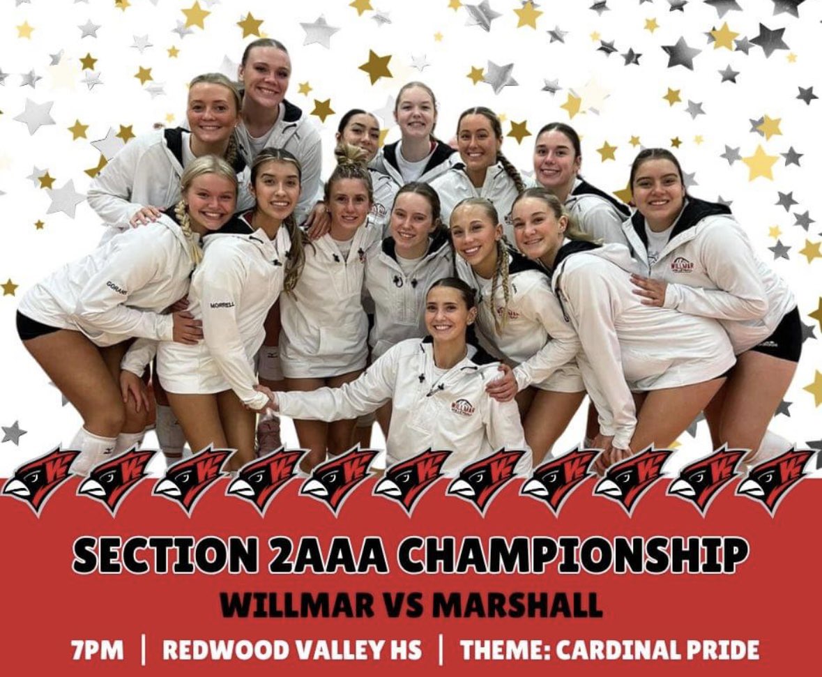 Willmar Volleyball (@willmarvb) on Twitter photo Section Championship tonight in Redwood!! See you there❤️🤍
<a href="/YulpSection/">The Red Sea</a> <a href="/cardsathletics/">Willmar Athletics</a> Section Championship tonight in Redwood!! See you there❤️🤍
<a href="/YulpSection/">The Red Sea</a> <a href="/cardsathletics/">Willmar Athletics</a>