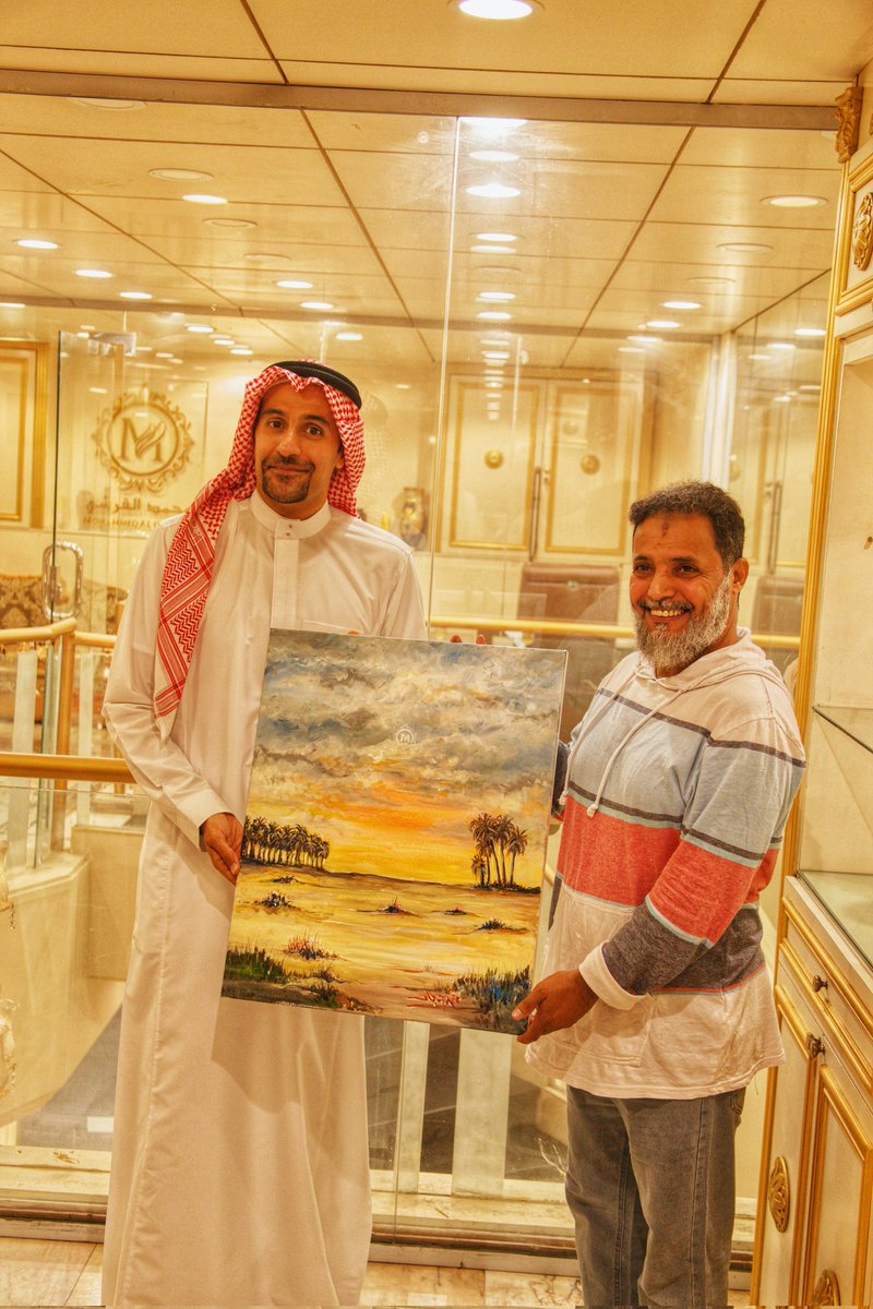 مشاركتي في فعالية اليوم العالمي للرسامين .. برعاية محمد القرشي للعطور 
شكرا استاذ محمد على اتاحة الفرصة للمشاركة وشكرا جزيلا على الهدايا الجميلة .
#اليوم_العالمي_للرسامين 
#محمد_القرشي_للعطور 
#فنون