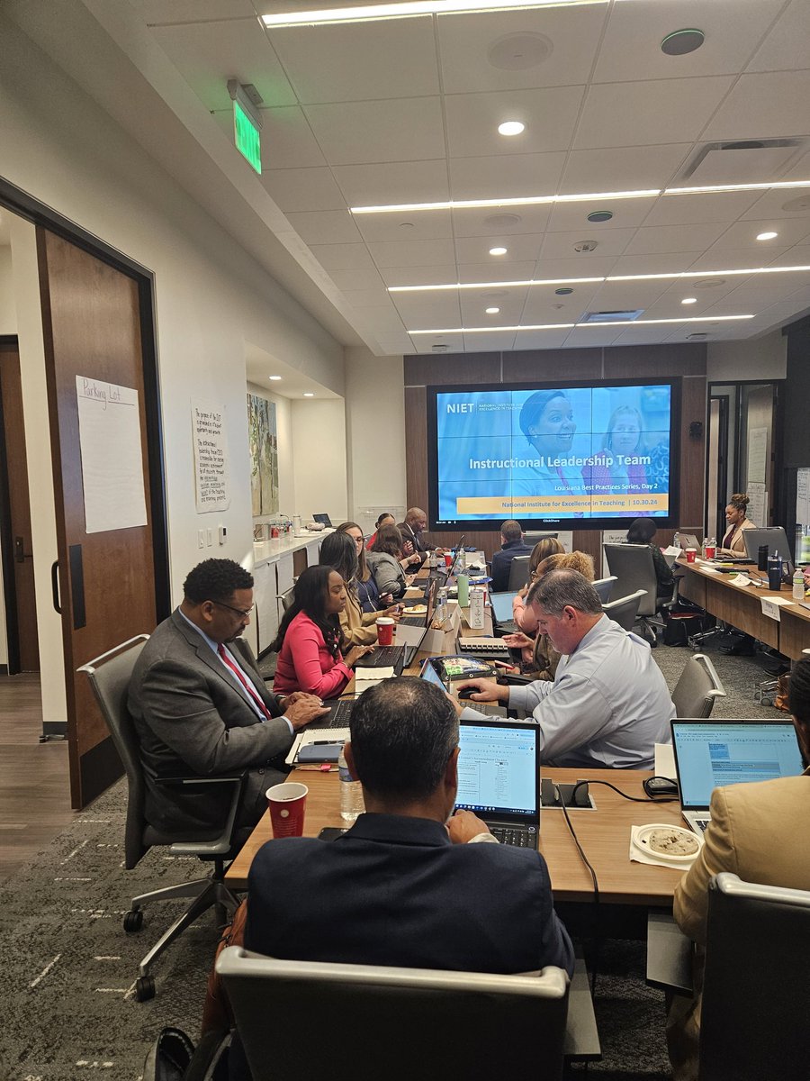 TDHam08 (@theresahamiton) on Twitter photo .<a href="/NIETteach/">National Institute for Excellence in Teaching</a> ready to begin Day 2 of ILT Training with <a href="/ebrpschools/">East Baton Rouge Parish School System</a> system leaders & <a href="/tiwanaha1/">Tiwanaha</a>.
We are ready to dig deep!
#TheNIETway .<a href="/NIETteach/">National Institute for Excellence in Teaching</a> ready to begin Day 2 of ILT Training with <a href="/ebrpschools/">East Baton Rouge Parish School System</a> system leaders & <a href="/tiwanaha1/">Tiwanaha</a>.
We are ready to dig deep!
#TheNIETway