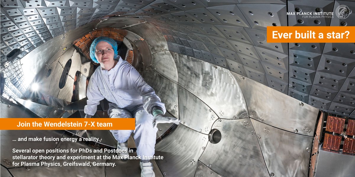 PlasmaphysikIPP's tweet photo. We’re hiring! ...and again, again and again.
Join one of the world’s leading fusion research facilities and tackle new scientific challenges at #IPP. Explore our #postdoc and #PhD opportunities at
👉https://t.co/mNQ8YkEVxn.
#Hiring #ScienceCareers #ResearchOpportunities https://t.co/c9KRl8m9jW