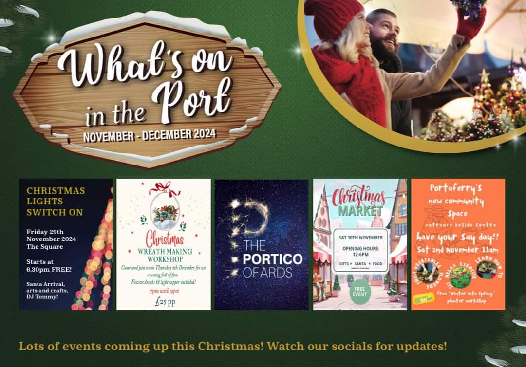 #Portaferry is set to come alive with #Halloween  events for the whole family! See attached programme.

Get your tickets via the link below:
buytickets.at/stpatrickscomm…

Bonfire &amp; fireworks will be taking place on Wednesday 30th October, 6.30pm at the Ropewalk