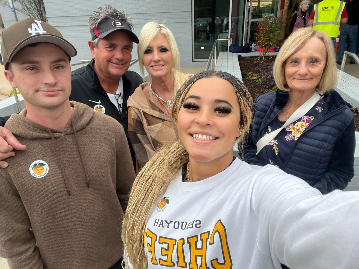 It’s a Trump thing! 
Voting early with the Family!
Lock in!