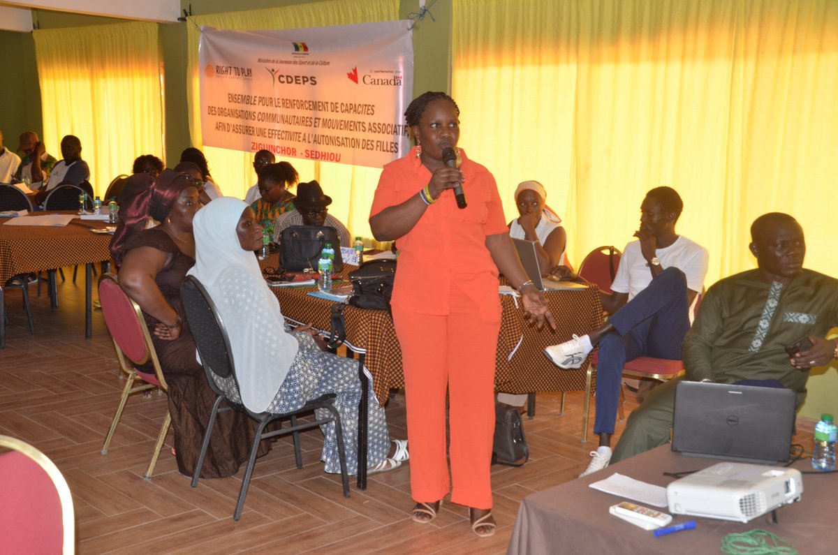 Les mouvements associatifs et sportifs de Sédhiou et Ziguinchor ont été capacités sur les ressources ludiques  et sportives en matière de droits humains,de VBG ainsi que le sport  pour l'autonomisation des filles.
 
Merci aux CDEPS des deux régions pour leur indéfectible soutien!