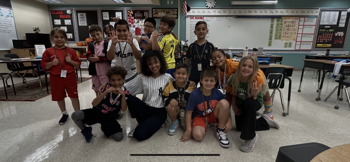Judy Ramirez (@judy_ramiry) on Twitter photo It’s GOAT Wednesday and we are repping for our teams! These Peli-CANS know what it takes to be All-Stars. We love Spirit Week ⚾️🏀⚽️🏒🏈🙌🏽 <a href="/PoincianaCCPS/">Poinciana Elementary</a> <a href="/CrazyBookLadies/">Kristi & Celine</a> <a href="/collierschools/">Collier County Public Schools</a> It’s GOAT Wednesday and we are repping for our teams! These Peli-CANS know what it takes to be All-Stars. We love Spirit Week ⚾️🏀⚽️🏒🏈🙌🏽 <a href="/PoincianaCCPS/">Poinciana Elementary</a> <a href="/CrazyBookLadies/">Kristi & Celine</a> <a href="/collierschools/">Collier County Public Schools</a>