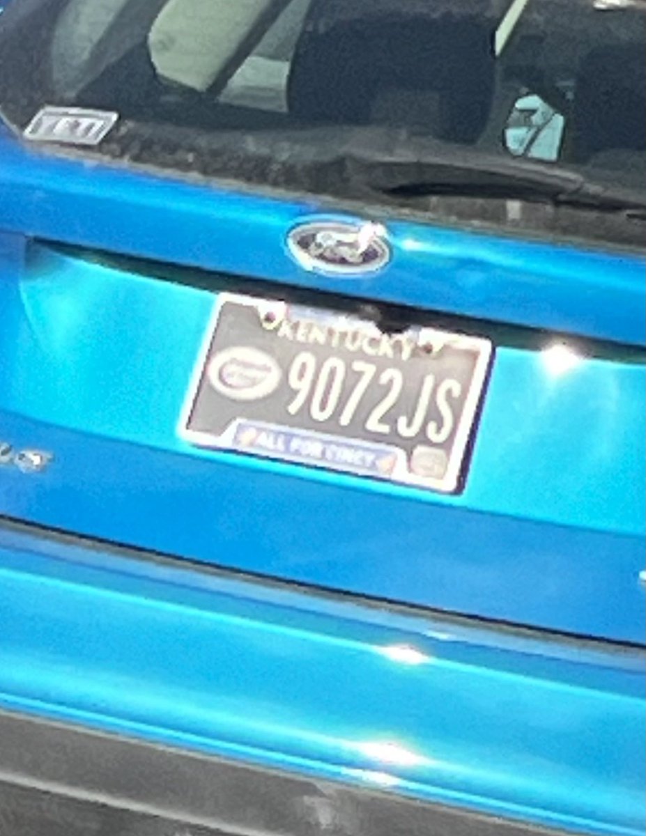 laurent413's tweet photo. The picture quality is giving bigfoot but I spotted a “Friends of Coal” plate in the wild… they walk(drive) among us https://t.co/ytZWQCj2HE