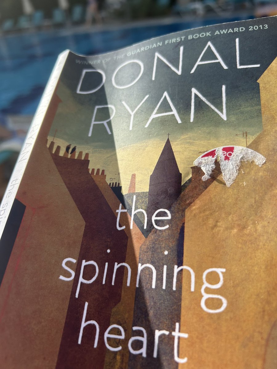 HelenaEaton's tweet photo. Reading for the 3rd time the magnificent ‘The Spinning Heart’ by Donal Ryan. With so many great books to read, I rarely re-read any, but this speaks to my soul in the vernacular in which I was raised but no longer live. A masterpiece - to be followed by ‘Heart be at Peace’. https://t.co/wCZFBapZhL