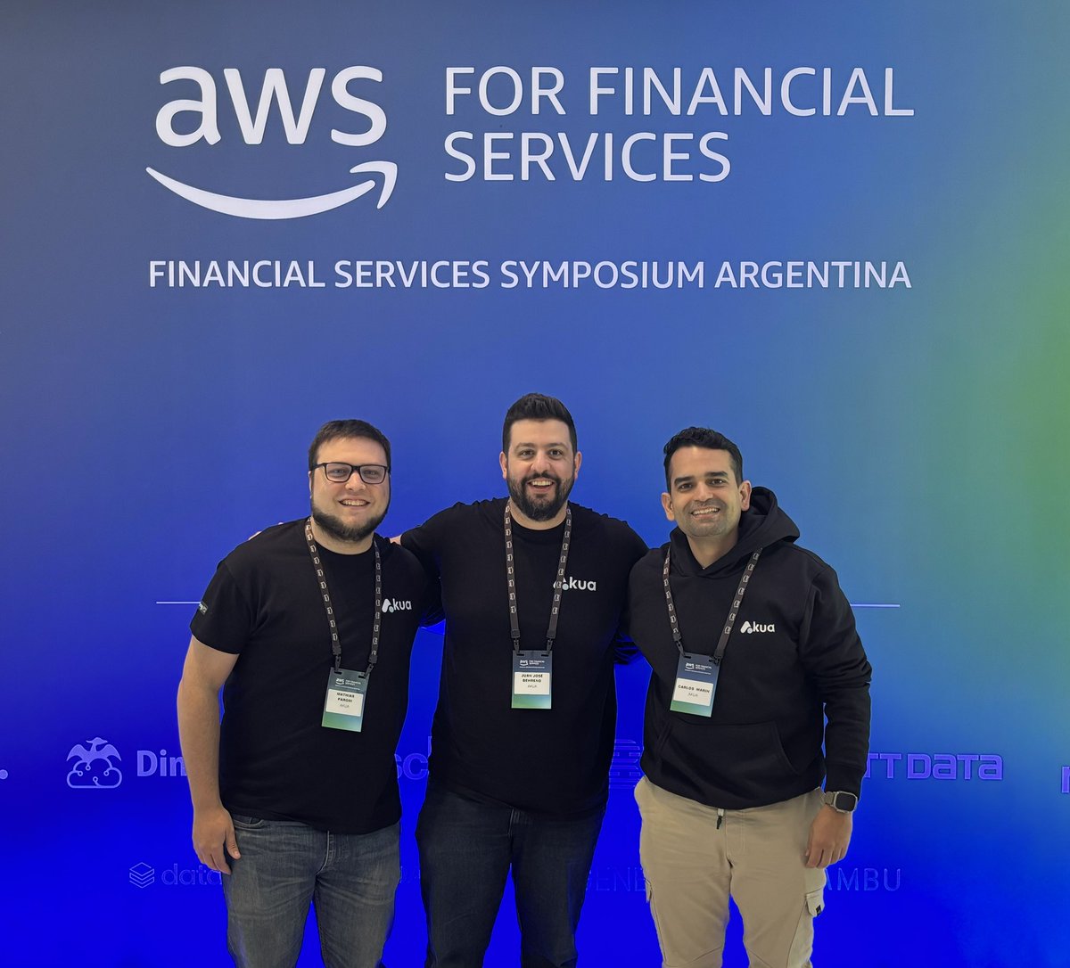akua_tech's tweet image. Ayer @akua_tech estuvo presente en el @awscloud Financial Services, explorando las novedades que el ecosistema 🚀
Reafirmamos que venimos por el buen camino !