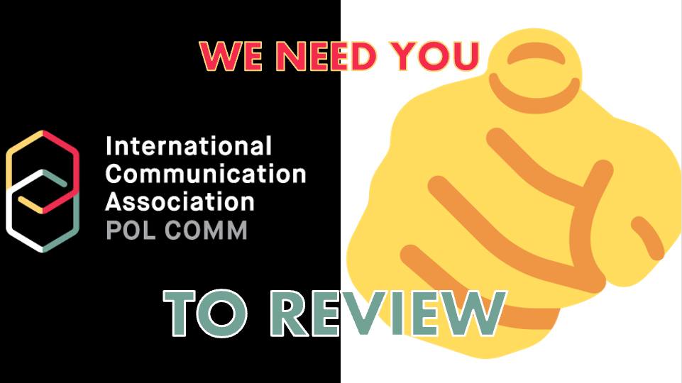 ICA PolComm Reviewers Needed!
We need your help in reviewing #ICA25 submissions. You will need to actively sign up for this via ScholarOne. See the thread below on how:

- Go to ICA’s ScholarOne Abstracts portal at: ica2025.abstractcentral.com.
...🧵⤵️