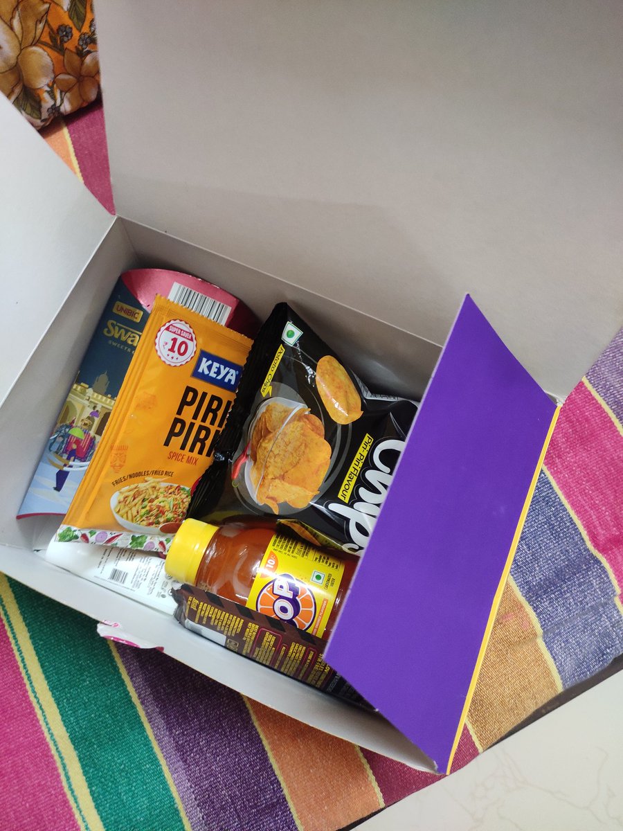 Thank you <a href="/ZeptoNow/">Zepto</a> for diwali gift, company se toh nahi mila pare apne de diya
Happy Diwali to everyone
#HappyDiwali2024 #zeptowalidiwali #gifts #chingari