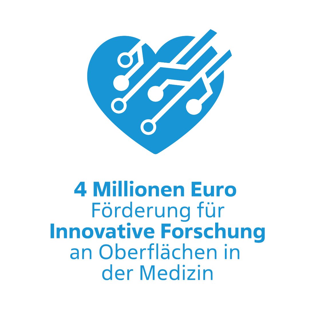 4 Millionen Euro für innovative Oberflächen in der Medizin - Glückwunsch zur Förderung an die Hochschule Aalen, Hochschule Offenburg, Hochschule Reutlingen und Hochschule Trier!

Link zu den bewilligten Forschungsprojekten: carl-zeiss-stiftung.de/themen-projekt…