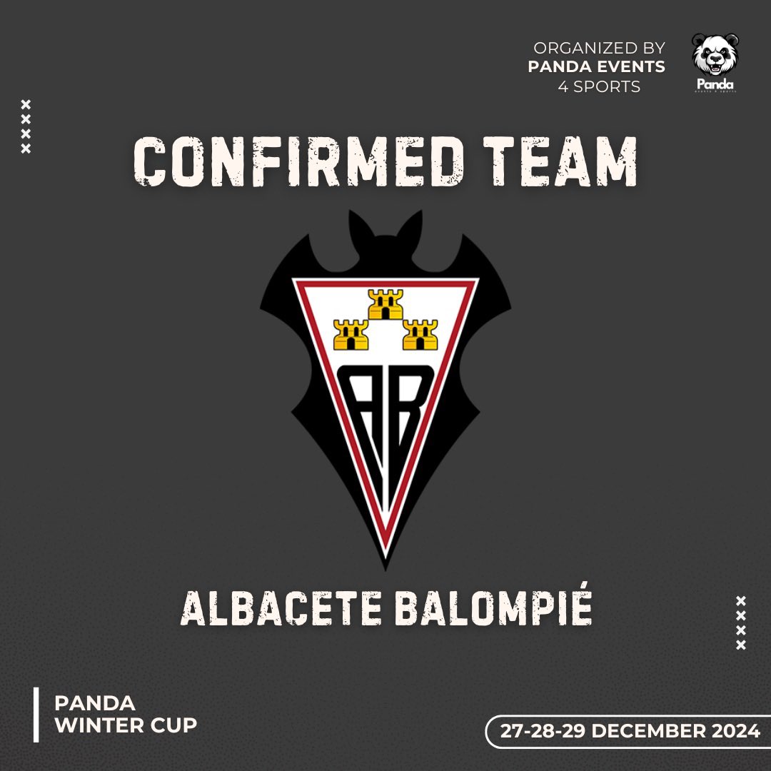 🆆🅴🅻🅲🅾🅼🅴 ⚫️⚪️

Albacete Balompié confirmed team in 𝐏𝐚𝐧𝐝𝐚 𝐖𝐢𝐧𝐭𝐞𝐫 𝐂𝐮𝐩.

• UNDER 10

#torneo #torneofutbol #alevin #benjamin #torneoalevin #torneobenjamin #pic #pandawintercup #alfaz #alfazdelpi #alicante #futbolbase #U10 #U12