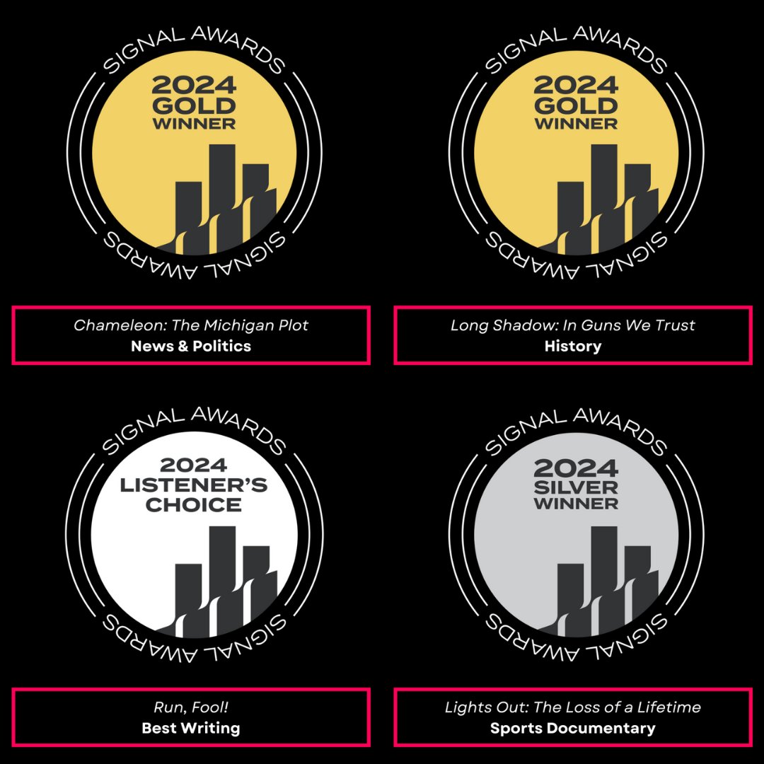 campsidemedia's tweet image. Our shows have won in all seven categories in which they were nominated! Congratulations to the teams and thank you @signalawards!