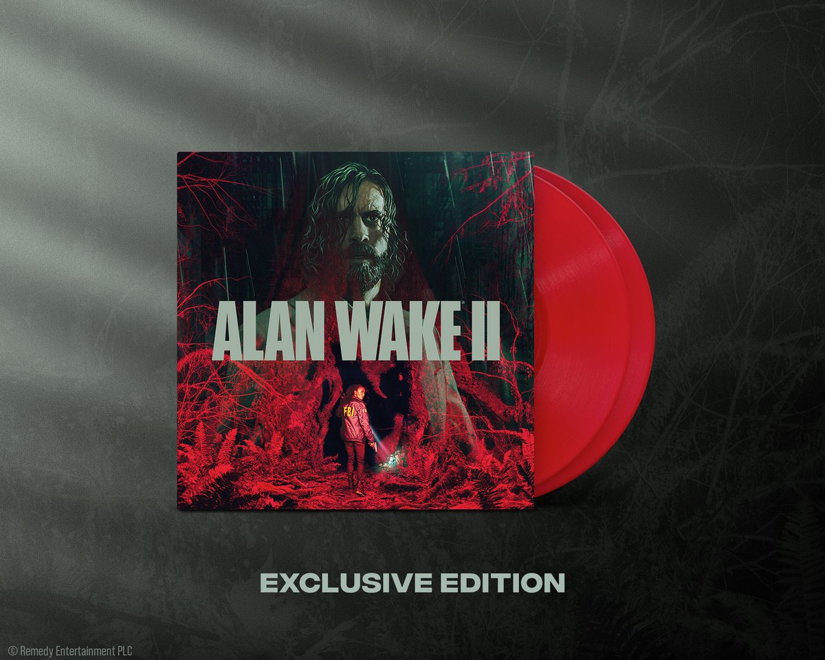 🔄 It's not a loop 🌀 It's a vinyl ⚫️

The music of Alan Wake 2 is crossing over onto wax.

Featuring: Petri Alanko's original score &amp; "Yötön Yö" • Poe's "This Road" Parts I-IV • Old Gods of Asgard's "Herald of Darkness" &amp; more • Chapter Songs by Fried Music &amp; Nordic Music
