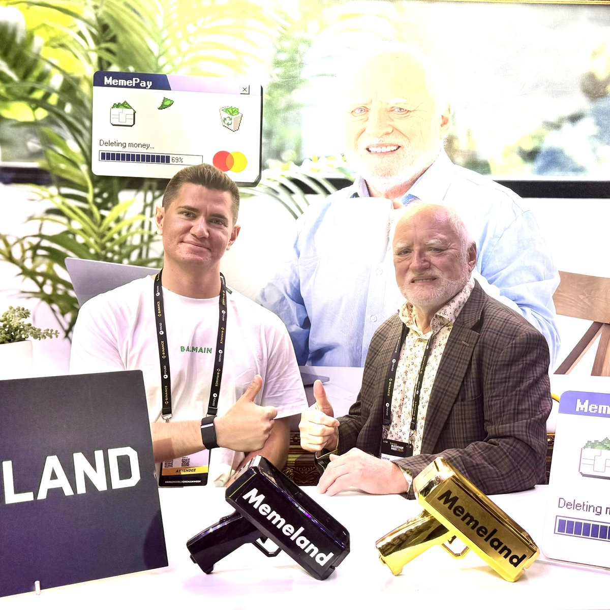 When 3Commas meets meme royalty! Spot the resemblance #BinanceBlockchainWeek