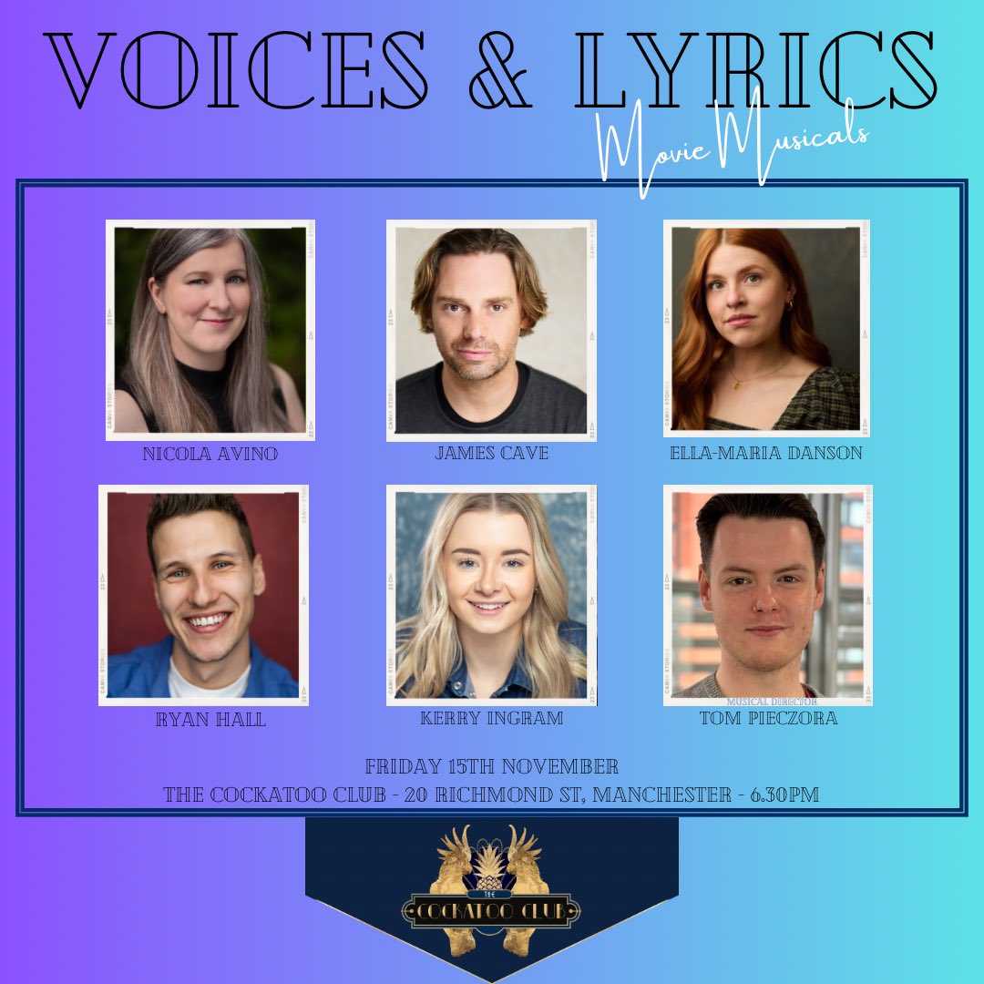 Back at <a href="/CockatooClub/">CockatooClub</a> next month! 🎭❤️🎟️