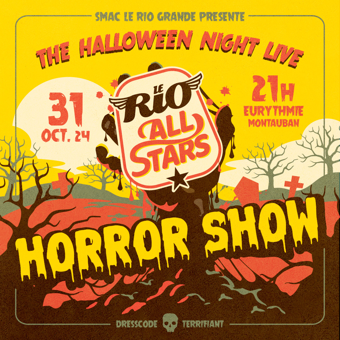🎸 CONCERT 🎸
🔸 30 musiciens, 2h30 de tubes rock&amp;pop, de mapping, de vidéos joyeusement térrifiantes🎃
🔸Jeudi 31 oct.
⏰ 20h15 - Eurythmie
🍔 Foodtruck sur place
🎟️ Tickets ➡️ bit.ly/3NMdxtq
👀 + d'infos ➡️ bit.ly/3NLKZQE
#Concert #Halloween #LeRio #Montauban