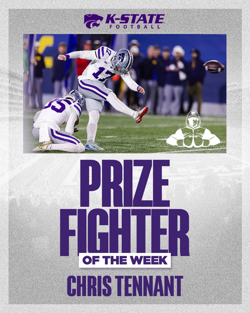 KStateFB's tweet photo. Core Value Awards ➡️

Prizefighter of the Week - @ChrisTennant99 
Disciplined - @jakestonebrake1 
Committed - @blakebarnett03 
Tough - @asa_newsom 
Selfless - Chris Tennant
Student Athlete of the Week - @garrett_oakley  &amp; @Jacobp102 https://t.co/nnKMNF7wpF