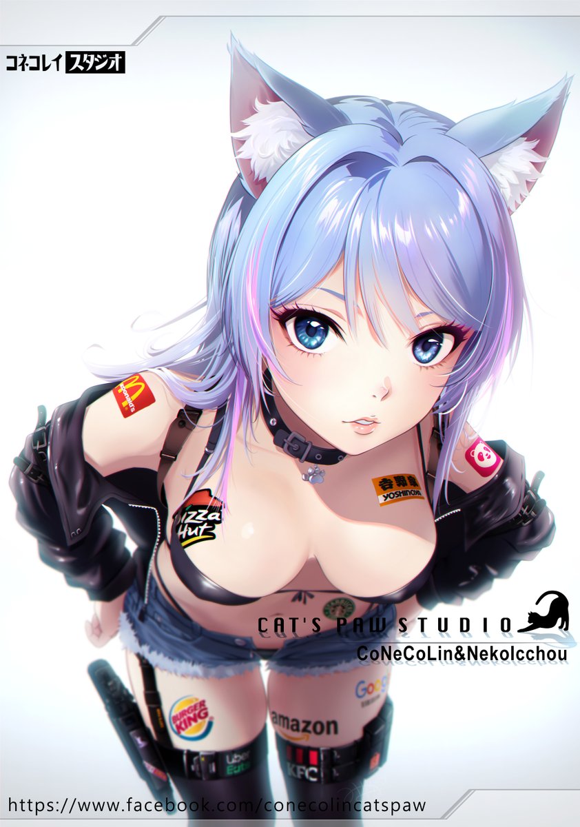 CoNeCoLinTW's tweet image. 2024-10-CNC-3.5概念設計正面視覺版。
試過很多種背景，最後還是選用了白色基底。
不是貓貓偷懶喔，真的。