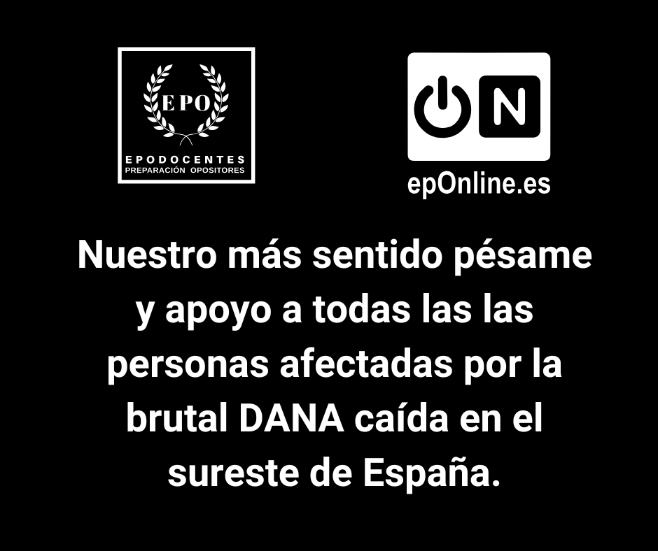 AcademiaEPO's tweet photo. Nuestro más sentido pésame y apoyo a todas las las personas afectadas por la brutal DANA caída en el sureste de España. https://t.co/F2lX79GyPh