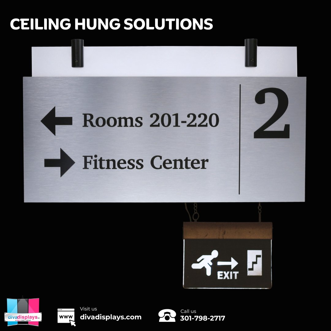 Divadisplaysinc's tweet image. Ceiling-Hung Signage Solutions

📞 Ready to streamline your space? Call 301-798-2717 for a quote!

#Wayfinding #CeilingSigns #DirectionalSignage #TrafficFlow