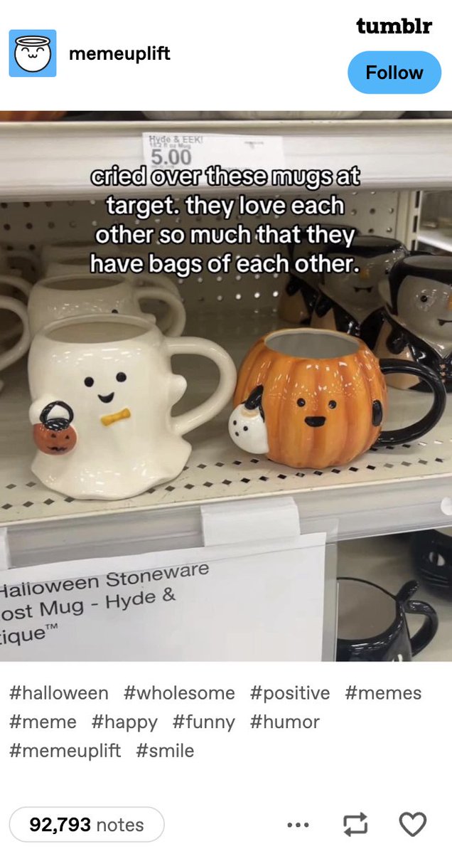 tumblr's tweet image. this could be use but we're not halloween mugs