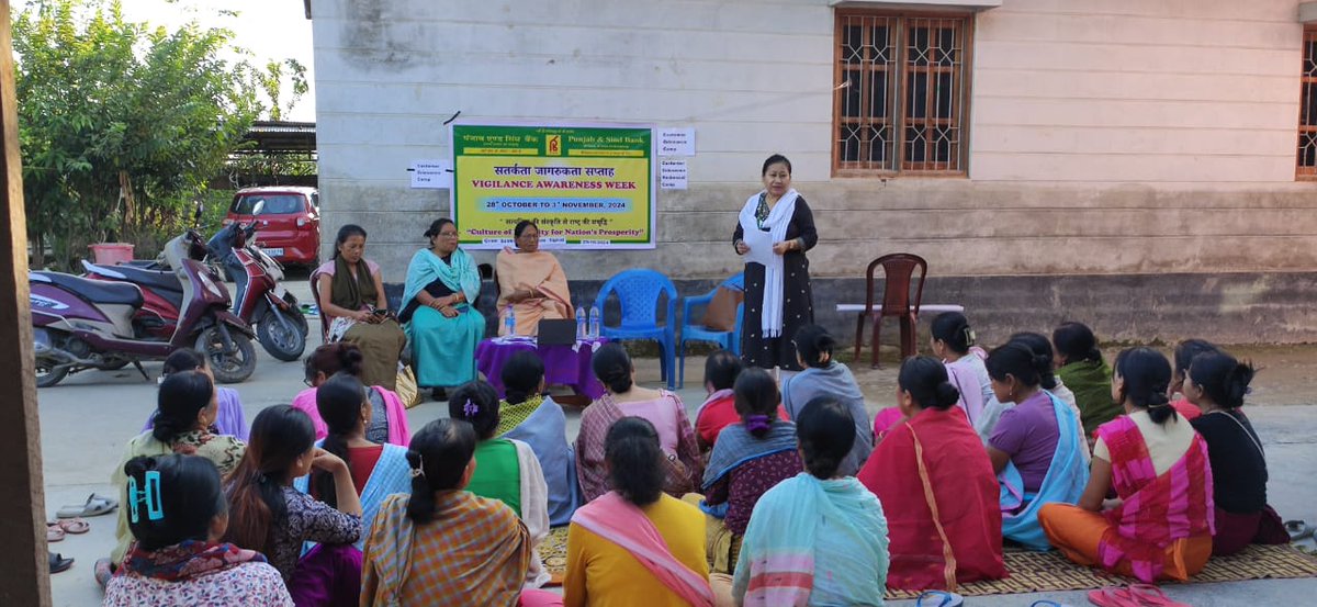 PSBIndOfficial's tweet photo. Gram Sabha conducted by various Branches of Punjab &amp; Sind Bank on the occasion of Vigilance Awareness Week 2024

#PSB #CVCIndia #VigilanceAwarnessWeek  #IntegrityFirst #PSBIndOfficial https://t.co/tVCV7faX9Q